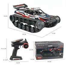 Load image into Gallery viewer, 1:12 Alloy Remote Control Tank Full Scale High Speed Spray Four-Wheel Drive off-Road Drift Racing Model Toy
