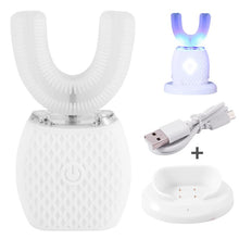 Load image into Gallery viewer, Intelligent Automatic Sonic 360 U-shaped Three-mode Toothbrush USB Rechargeable Electric Toothbrush
