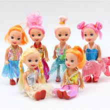 Load image into Gallery viewer, 1pc 3.5inch Popular fashion dolls Toys for Girl Dolls 10cm cute small Kelly Boy Son dolls for barbies dolls toys gift

