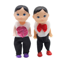 Load image into Gallery viewer, 1pc 3.5inch Popular fashion dolls Toys for Girl Dolls 10cm cute small Kelly Boy Son dolls for barbies dolls toys gift
