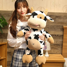 Load image into Gallery viewer, 1pc 30-65CM Cute Cattle Plush Toy Stuffed Kawaii Milk Cow Soft Animals Doll Pillow For Kids Girls Nice Birthday Wedding Gifts
