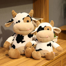 Load image into Gallery viewer, 1pc 30-65CM Cute Cattle Plush Toy Stuffed Kawaii Milk Cow Soft Animals Doll Pillow For Kids Girls Nice Birthday Wedding Gifts

