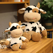 Load image into Gallery viewer, 1pc 30-65CM Cute Cattle Plush Toy Stuffed Kawaii Milk Cow Soft Animals Doll Pillow For Kids Girls Nice Birthday Wedding Gifts
