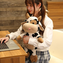 Load image into Gallery viewer, 1pc 30-65CM Cute Cattle Plush Toy Stuffed Kawaii Milk Cow Soft Animals Doll Pillow For Kids Girls Nice Birthday Wedding Gifts
