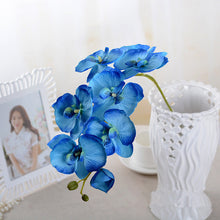 Load image into Gallery viewer, 1pc Artificial Silk White Butterfly Orchid Flowers Moth Fake Flower for Wedding Party Home Festival Decoration
