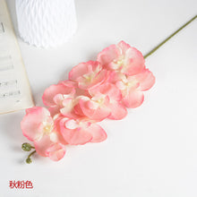 Load image into Gallery viewer, 1pc Artificial Silk White Butterfly Orchid Flowers Moth Fake Flower for Wedding Party Home Festival Decoration
