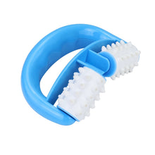 Load image into Gallery viewer, 1pc Blue D Type Fat Control Roller Massager Cellulite Leg Abdomen Neck Buttocks Fast Anti Cellulite Face Lift Massage Roller
