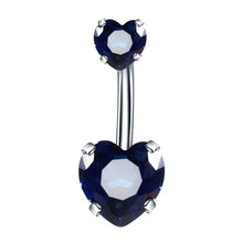 Load image into Gallery viewer, 1pcs New zirconia fashion surgical stainless steel navel piercing body jewelry accessories
