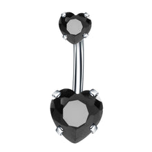 Load image into Gallery viewer, 1pcs New zirconia fashion surgical stainless steel navel piercing body jewelry accessories
