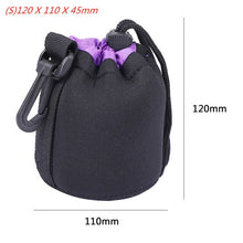 Load image into Gallery viewer, 1pcs Camera Lens Pouch Bag Neoprene Waterproof Soft Video Camera Lens Pouch Bag Case For Canon Sony for Most Digital SLR Camera
