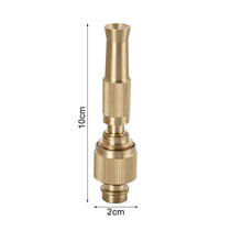 Load image into Gallery viewer, 1pcs Garden Irrigation Spray Gun Adjustable Brass Sprinkler Garden Hose Nozzle Car Wash Lawn Watering Water Gun Gardening Tools
