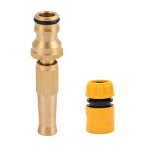 Load image into Gallery viewer, 1pcs Garden Irrigation Spray Gun Adjustable Brass Sprinkler Garden Hose Nozzle Car Wash Lawn Watering Water Gun Gardening Tools
