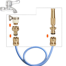 Load image into Gallery viewer, 1pcs Garden Irrigation Spray Gun Adjustable Brass Sprinkler Garden Hose Nozzle Car Wash Lawn Watering Water Gun Gardening Tools
