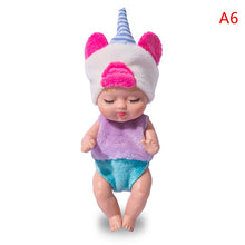 Load image into Gallery viewer, 1pcs Simulation Baby FingerBaby Pvc Ornaments Handle Toy Simulation Baby Finger Doll Real Clothes Real Hat Color Random
