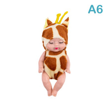 Load image into Gallery viewer, 1pcs Simulation Baby FingerBaby Pvc Ornaments Handle Toy Simulation Baby Finger Doll Real Clothes Real Hat Color Random

