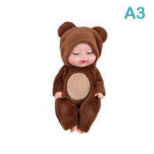 Load image into Gallery viewer, 1pcs Simulation Baby FingerBaby Pvc Ornaments Handle Toy Simulation Baby Finger Doll Real Clothes Real Hat Color Random
