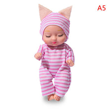 Load image into Gallery viewer, 1pcs Simulation Baby FingerBaby Pvc Ornaments Handle Toy Simulation Baby Finger Doll Real Clothes Real Hat Color Random
