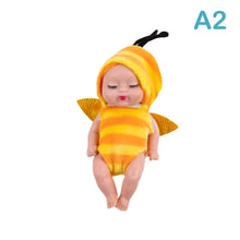 Load image into Gallery viewer, 1pcs Simulation Baby FingerBaby Pvc Ornaments Handle Toy Simulation Baby Finger Doll Real Clothes Real Hat Color Random
