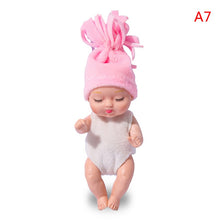 Load image into Gallery viewer, 1pcs Simulation Baby FingerBaby Pvc Ornaments Handle Toy Simulation Baby Finger Doll Real Clothes Real Hat Color Random
