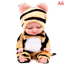 Load image into Gallery viewer, 1pcs Simulation Baby FingerBaby Pvc Ornaments Handle Toy Simulation Baby Finger Doll Real Clothes Real Hat Color Random
