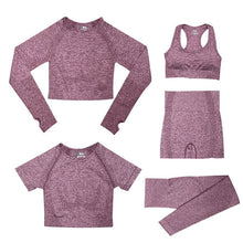 Load image into Gallery viewer, Yoga Set Gym Clothes Tracksuit Tops And Leggings for Fitness Sports
