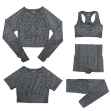 Load image into Gallery viewer, Yoga Set Gym Clothes Tracksuit Tops And Leggings for Fitness Sports

