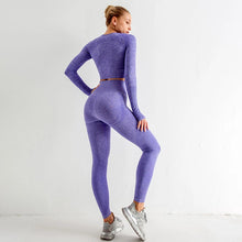 Load image into Gallery viewer, Yoga Set Gym Clothes Tracksuit Tops And Leggings for Fitness Sports
