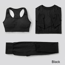 Load image into Gallery viewer, Yoga Set Workout Sportswear Gym Clothing Fitness Leggings Tops For Women
