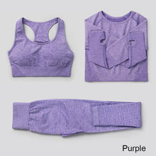 Load image into Gallery viewer, Yoga Set Workout Sportswear Gym Clothing Fitness Leggings Tops For Women
