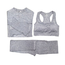 Load image into Gallery viewer, Yoga Set Gym Clothes Tracksuit Tops And Leggings for Fitness Sports For Women
