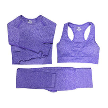 Load image into Gallery viewer, Yoga Set Gym Clothes Tracksuit Tops And Leggings for Fitness Sports For Women
