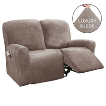 Load image into Gallery viewer, 2-3 Seater All-inclusive Recliner Sofa Cover Non-slip Massage Sofa Cover Elastic Recliner Case Suede Couch Relax Armchair Cover
