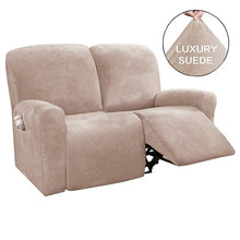 Load image into Gallery viewer, 2-3 Seater All-inclusive Recliner Sofa Cover Non-slip Massage Sofa Cover Elastic Recliner Case Suede Couch Relax Armchair Cover
