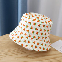 Load image into Gallery viewer, 2-4 Years Summer Baby Hat Kids Cotton UV Protection Sun Cap Children Panama Beach Girls Boys Bucket Hat Cute Cartoon Infant Caps

