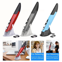 Load image into Gallery viewer, 2.4G Wireless USB Optical Presenter Pen Mouse Adjustable 1600DPI 4 Keys Mini Mice for Tablet Laptop PC Desktop Smart TV Box
