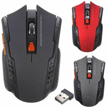 Load image into Gallery viewer, 2.4Ghz gaming mouse Optical wireless Mouse gamer for Computer 2000DPI 6 keys Wireless Mice with USB Receiver for PC Laptop gamer
