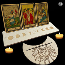 Load image into Gallery viewer, 2/4pcs Wooden Tarot Card Stand for Witch Divination Tools Display Holder Altar
