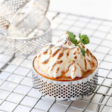 Load image into Gallery viewer, Circular Tart Ring French Dessert Stainless Steel Perforation Fruit Pie Quiche Cake Mousse Mold Kitchen Baking Mould
