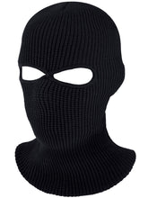 Load image into Gallery viewer, 2-Hole Knitted Full Face Cover Cap Ski Neck Gaiter Winter Balaclava Warm Knit Beanie for Outdoor Sports Funny Party Riding Hat

