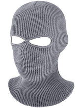 Load image into Gallery viewer, 2-Hole Knitted Full Face Cover Cap Ski Neck Gaiter Winter Balaclava Warm Knit Beanie for Outdoor Sports Funny Party Riding Hat
