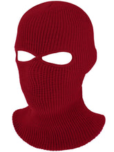Load image into Gallery viewer, 2-Hole Knitted Full Face Cover Cap Ski Neck Gaiter Winter Balaclava Warm Knit Beanie for Outdoor Sports Funny Party Riding Hat
