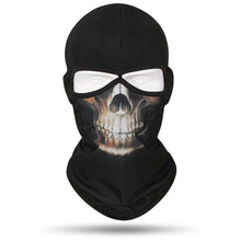 Load image into Gallery viewer, 2 Holes Skull Balaclava Outdoor Motorcycle Riding Face Mask Windproof Caps Hiking Hunting Fishing Ski Masks MTB Bicycle Headgear
