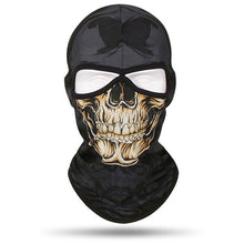 Load image into Gallery viewer, 2 Holes Skull Balaclava Outdoor Motorcycle Riding Face Mask Windproof Caps Hiking Hunting Fishing Ski Masks MTB Bicycle Headgear
