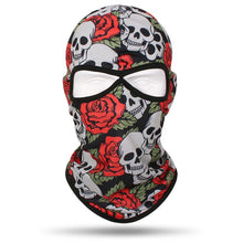 Load image into Gallery viewer, 2 Holes Skull Balaclava Outdoor Motorcycle Riding Face Mask Windproof Caps Hiking Hunting Fishing Ski Masks MTB Bicycle Headgear
