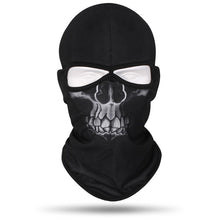 Load image into Gallery viewer, 2 Holes Skull Balaclava Outdoor Motorcycle Riding Face Mask Windproof Caps Hiking Hunting Fishing Ski Masks MTB Bicycle Headgear
