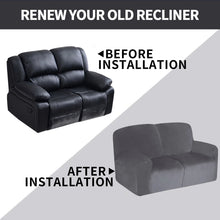 Load image into Gallery viewer, 2 Seat Recliner Sofa Chair Cover  All-inclusive Non-slip Sofa Couch Cover Slipcover Elastic Recliner  Massage Sofa Protector
