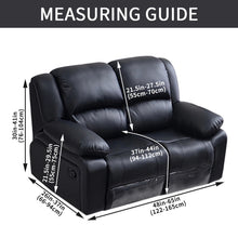 Load image into Gallery viewer, 2 Seat Recliner Sofa Chair Cover Non-slip Sofa Couch Cover Slipcover Elastic Recliner Massage Sofa Protector
