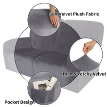 Load image into Gallery viewer, 2 Seat Recliner Sofa Chair Cover Non-slip Sofa Couch Cover Slipcover Elastic Recliner Massage Sofa Protector
