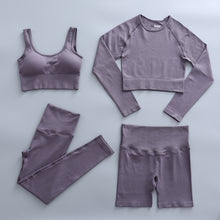 Load image into Gallery viewer, Yoga Set Women Gym Clothing Female High Waist Yoga Pants Tracksuit Women Fitness Clothing
