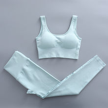 Load image into Gallery viewer, Yoga Set Women Gym Clothing Female High Waist Yoga Pants Tracksuit Women Fitness Clothing
